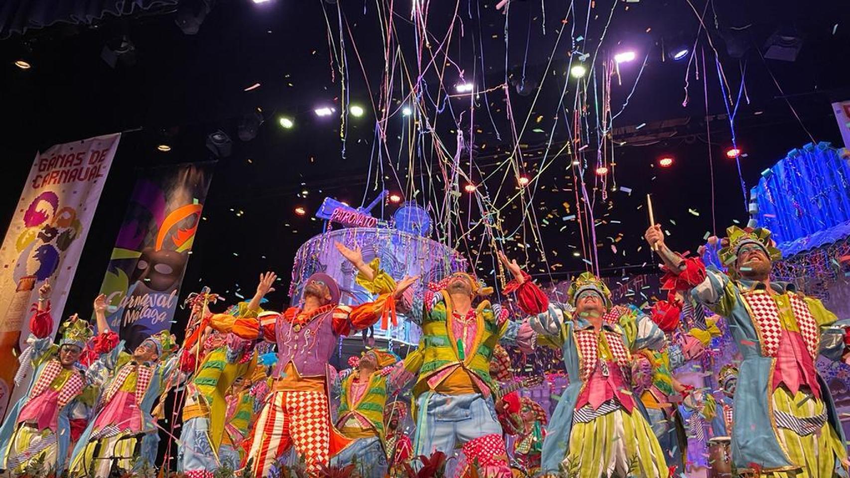 El final de popurrí de Los Patronos.