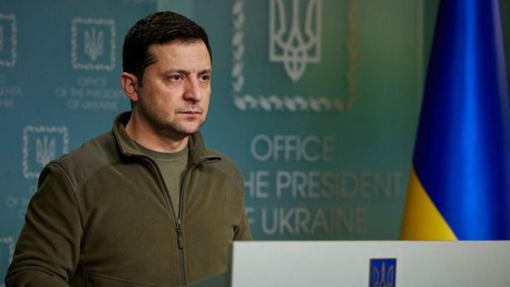 El presidente ucraniano, Volodimir Zelenski.