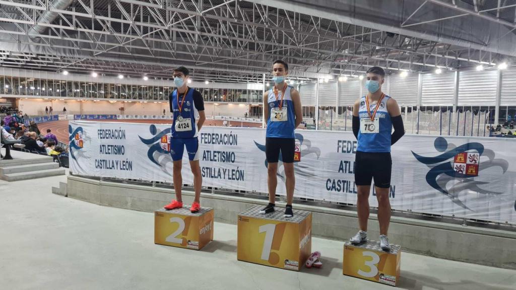 Samuel Galende Hidalgo en el pódium