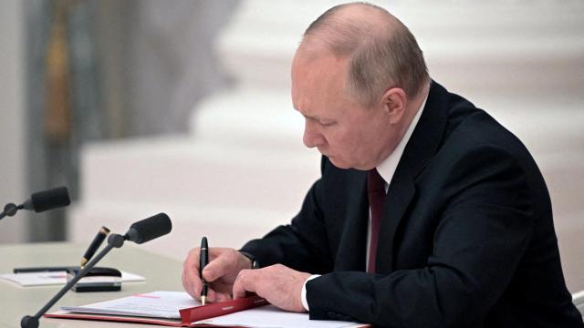 Putin el pasado lunes en el Kremlin.