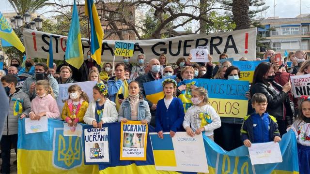 Un momento de la concentración de Torrevieja de este domingo.