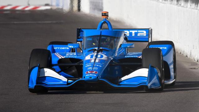 Alex Palou en el circuito de St Petersburg, en Miami