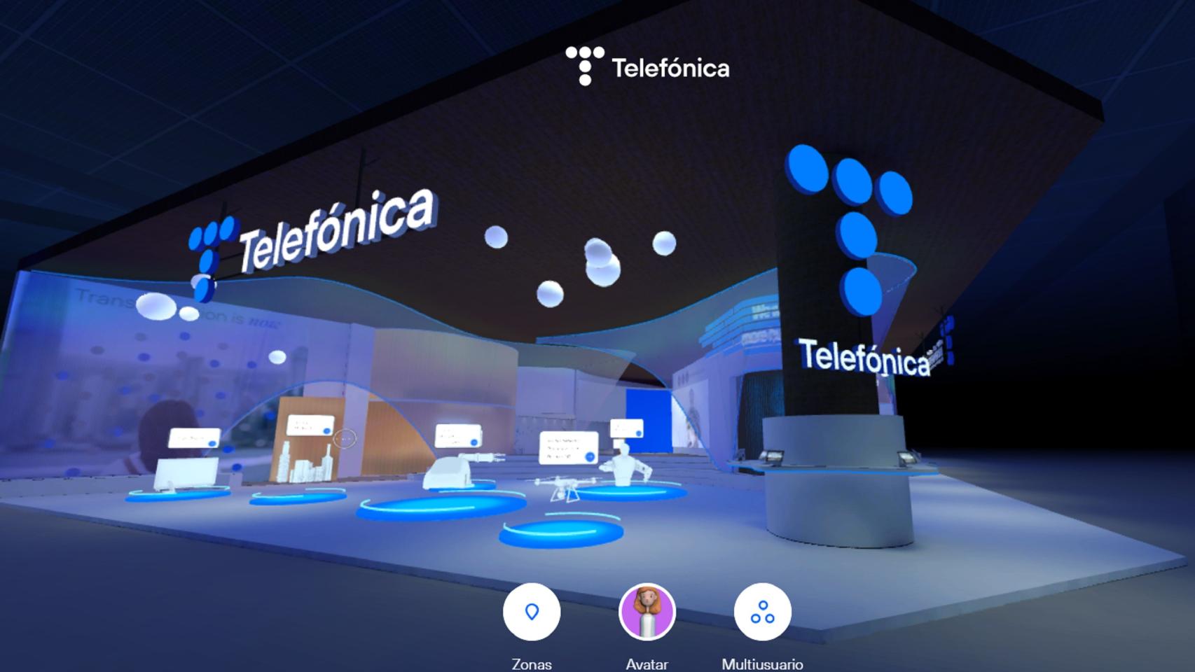 Telefónica lleva al metaverso su stand del Mobile World Congress (MWC).