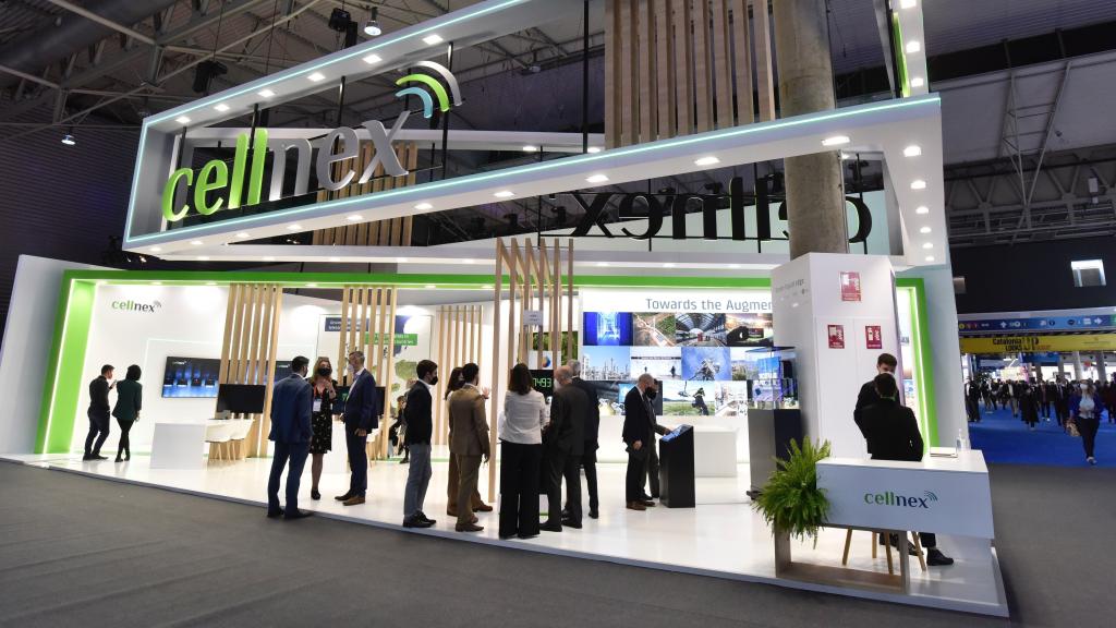 Stand de Cellnex en el MWC22.