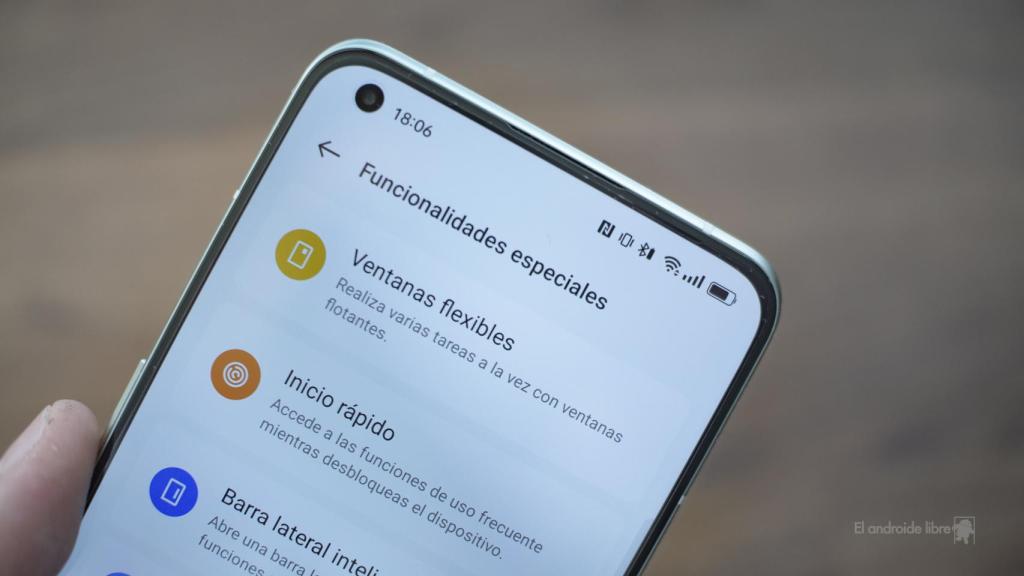 Funcionalidades especiales realme