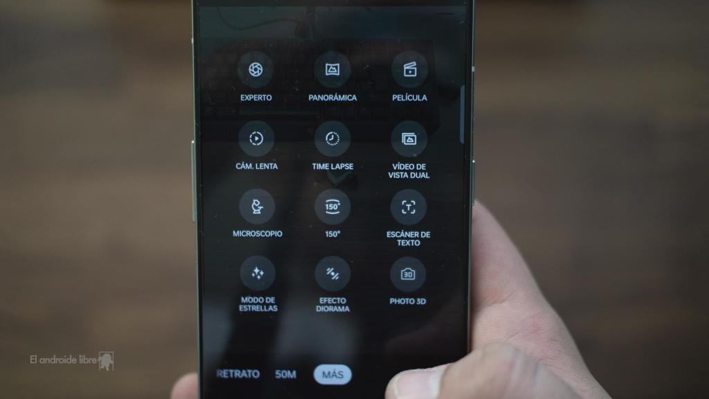 Modos de cámara en realme