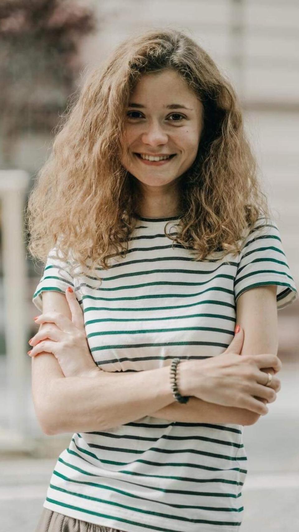 Anna Lavryk, kievita de 28 años.