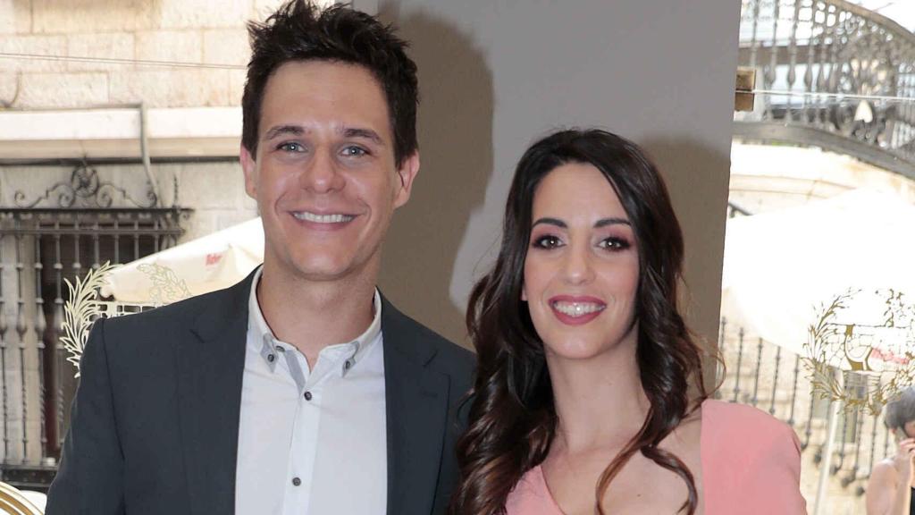 Christian Gálvez y su exmujer, Almudena Cid, en una imagen de archivo tomada en junio de 2018