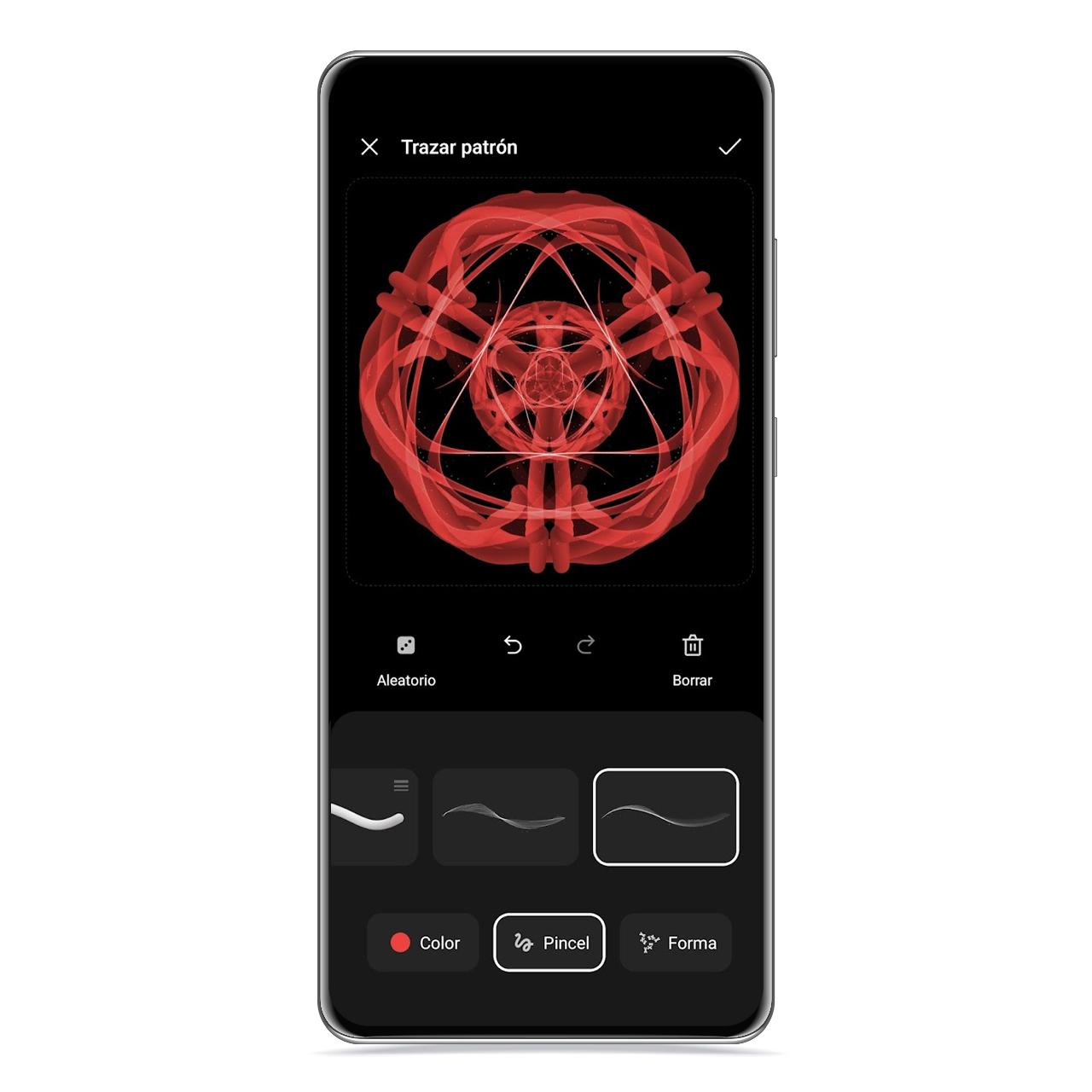 Patrón pantalla siempre activa en realme UI