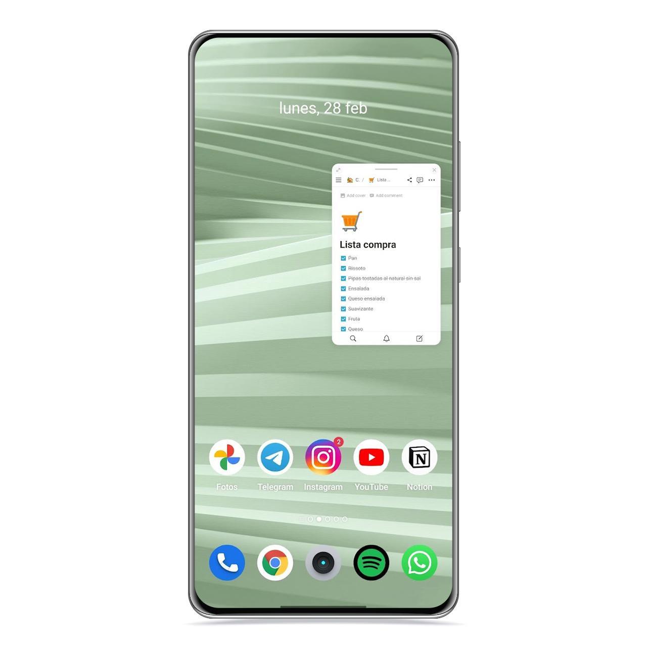 Ventana flotante en realme UI 3.0