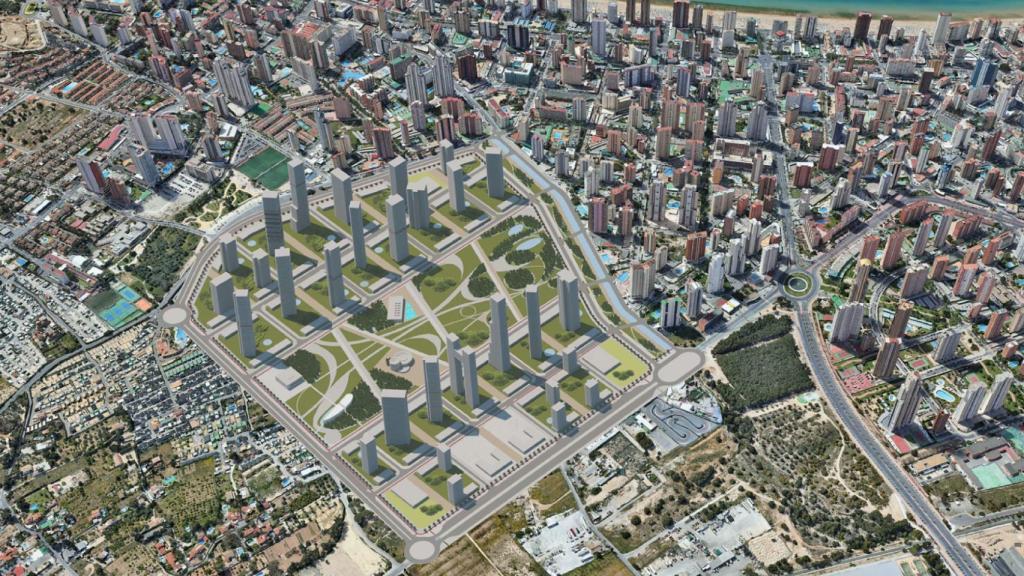 Vista virtual de cómo quedará el proyecto una vez se haya construido.