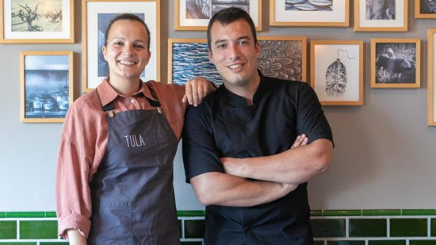 Borja y Clara, del restaurante Tula en Jávea .