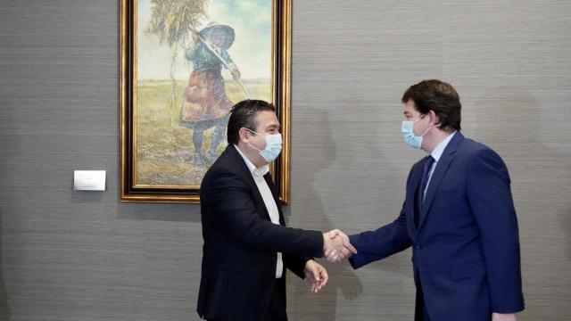 Luis Mariano Santos y Alfonso Fernández Mañueco