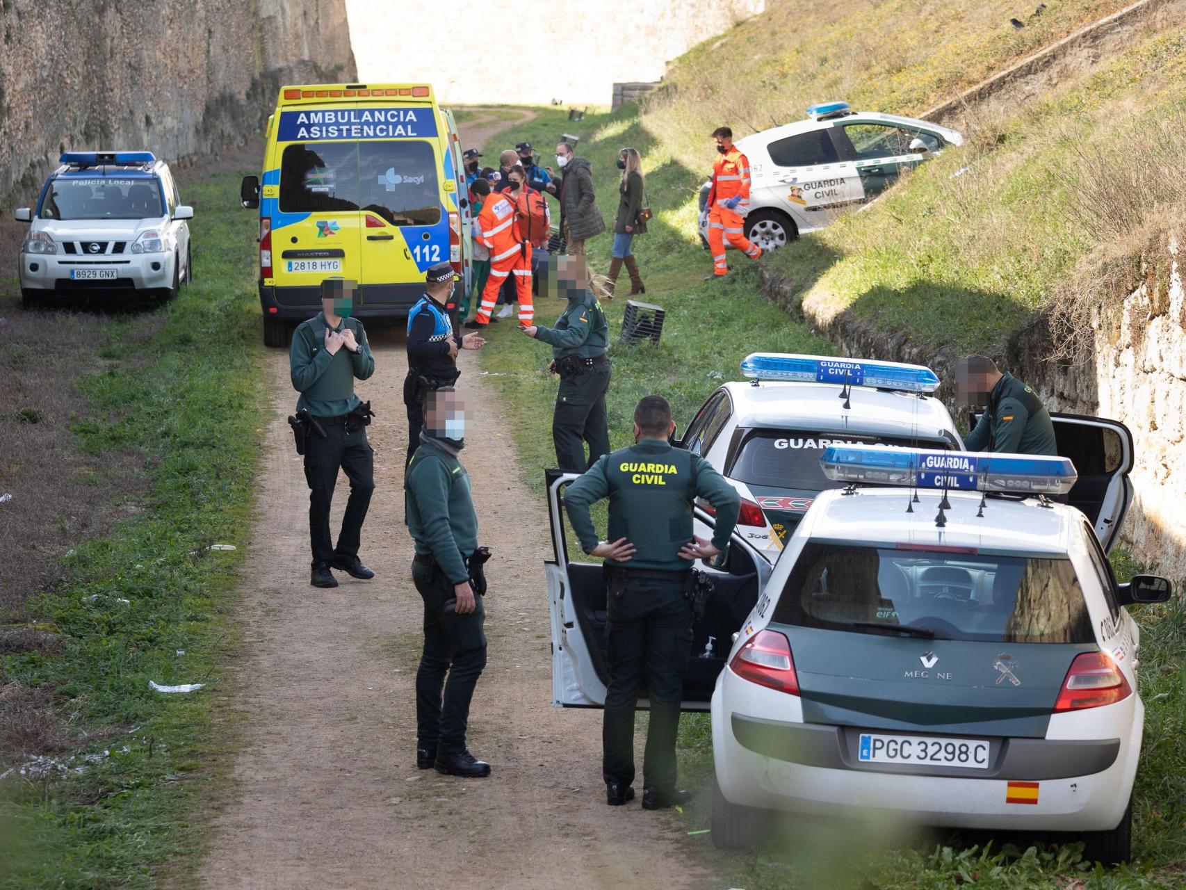 Aparece el cadáver de un hombre en el foso de la muralla de Ciudad Rodrigo (Salamanca)