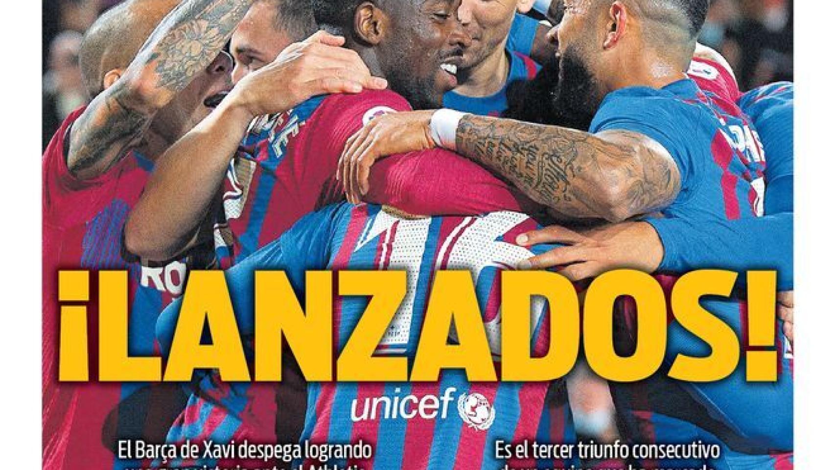 La portada del diario SPORT (28/02/2022)