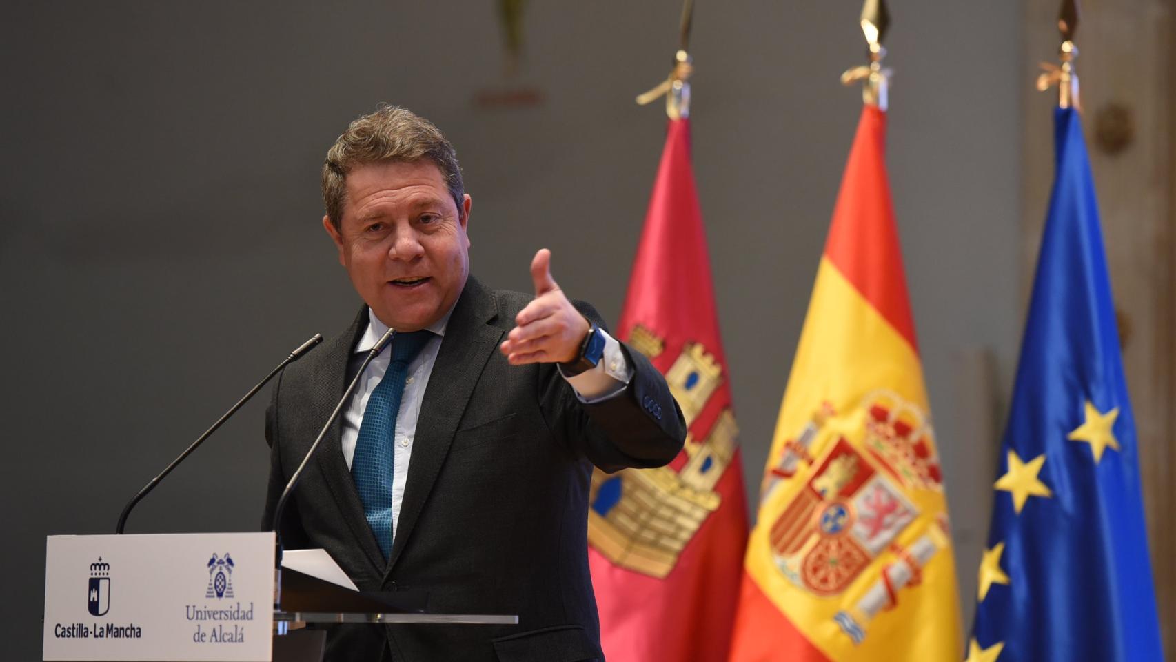 Emiliano García-Page, presidente de Castilla-La Mancha. Foto: JCCM