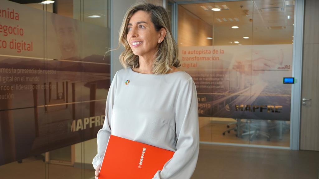 Eva Piera en Mapfre, donde dirige el departamento de Comunicación.