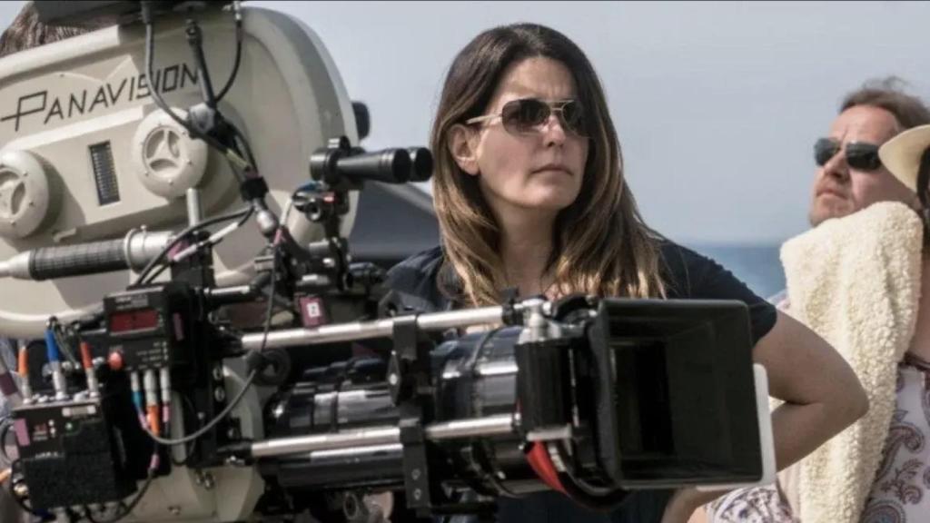 Patty Jenkins en el rodaje de 'Wonder Woman'.