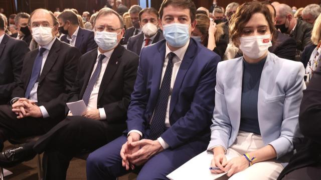 Mañueco junto a Díaz Ayuso en Madrid