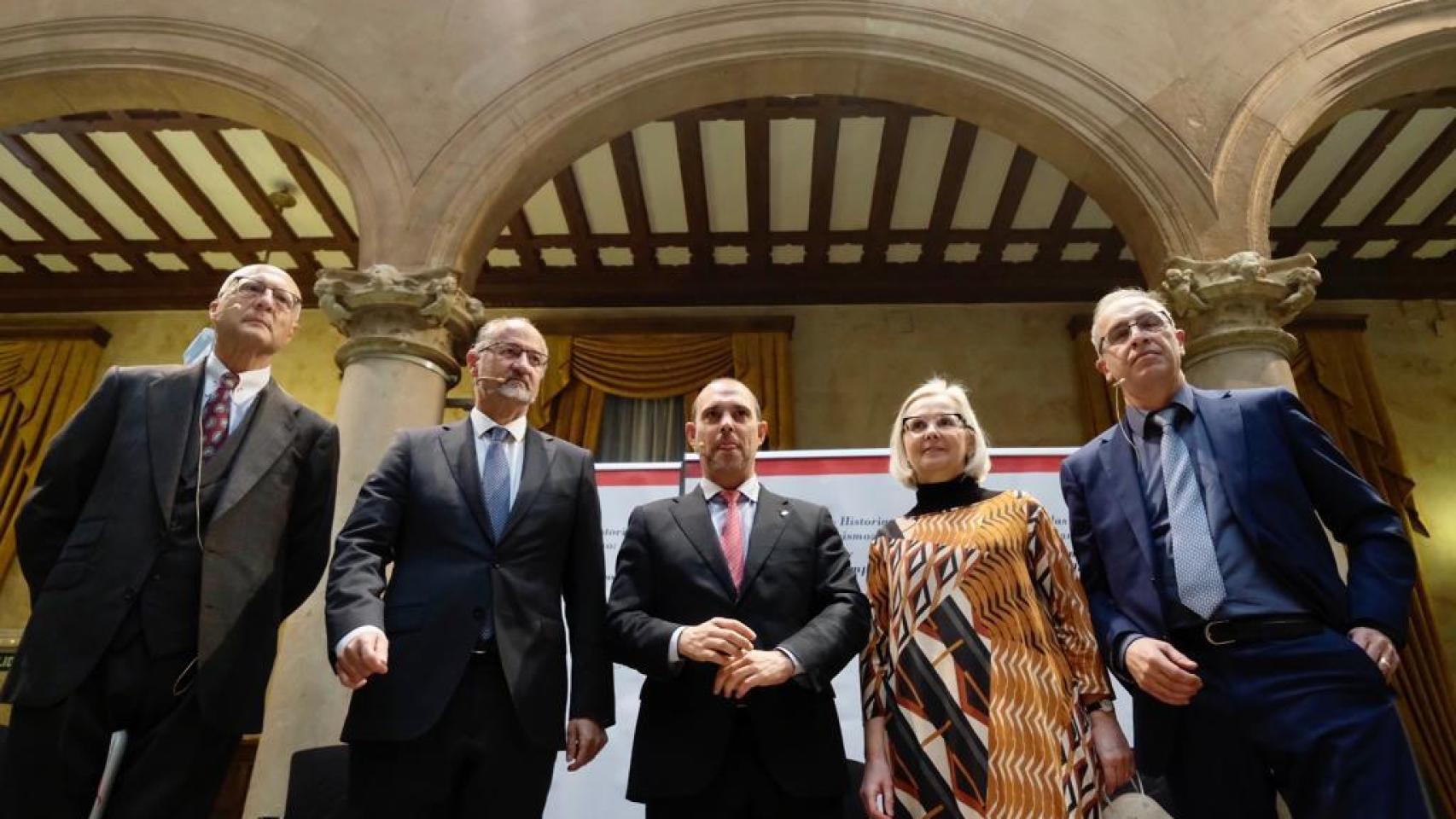 Participantes en las III Jornadas sobre Historia del Parlamentarismo celebradas en Salamanca