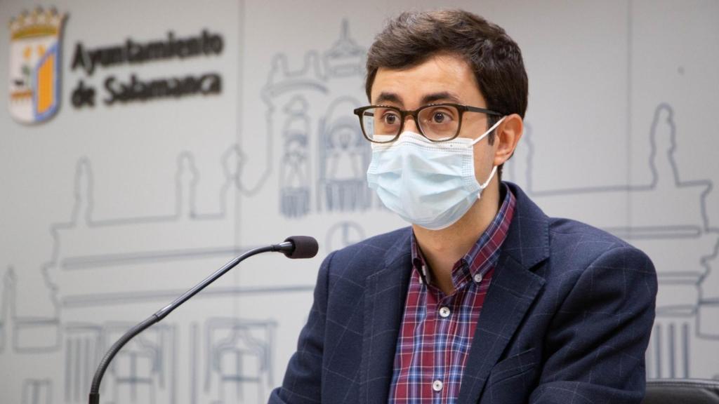 El portavoz socialista en el Ayuntamiento de Salamanca, José Luis Mateos
