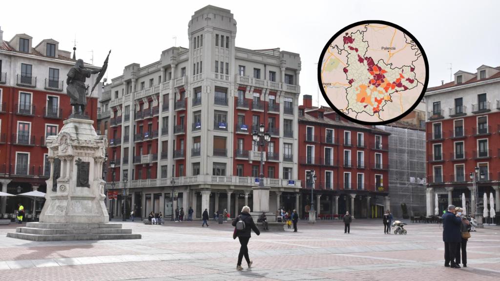 La provincia de Valladolid mejora pero 31 municipios se mantienen en riesgo muy alto por coronavirus