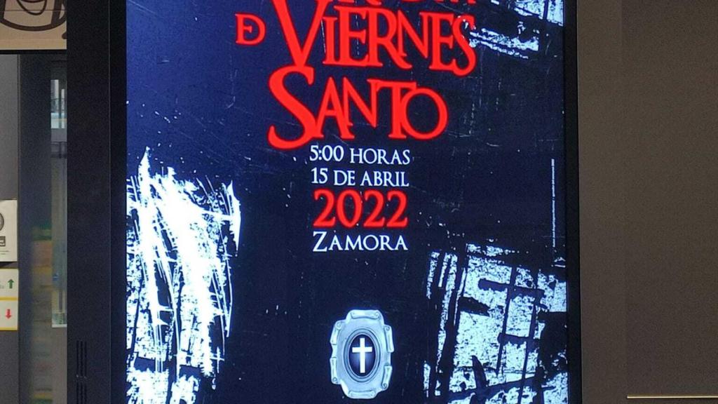 Cartel de la madrugada del Viernes Santo de Zamora