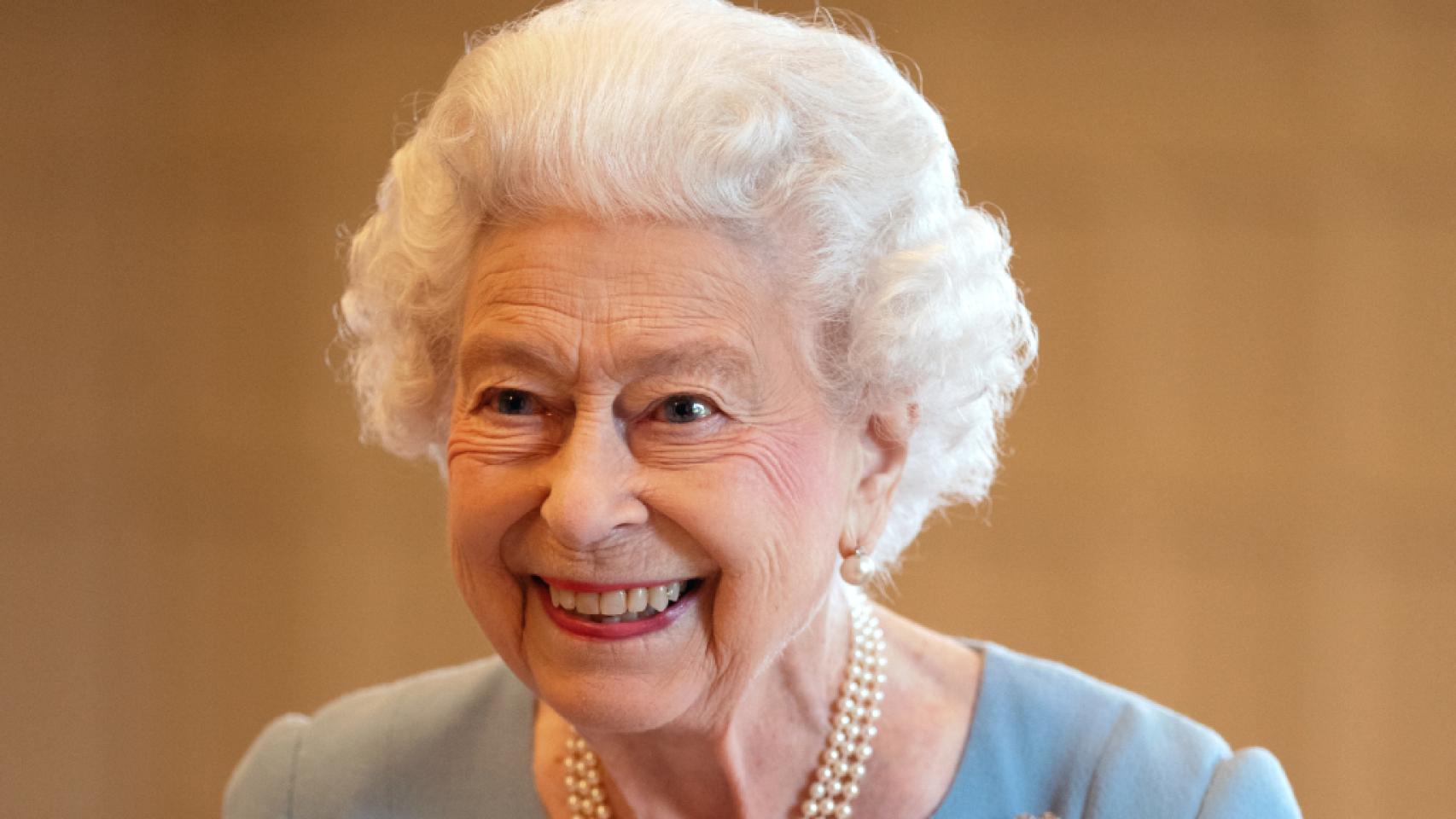 La reina Isabel II durante un acto en Sandringham.