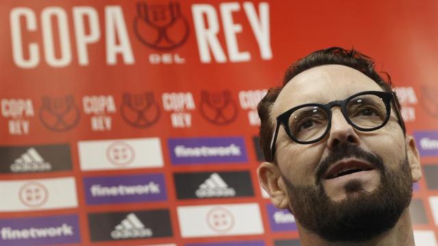 José Bordalás, en rueda de prensa de la Copa del Rey