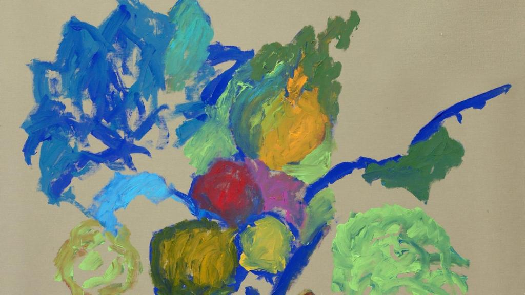 Obra 'Cesto de frutas de Caravaggio' de Alberto Corazón. Foto: Corpo