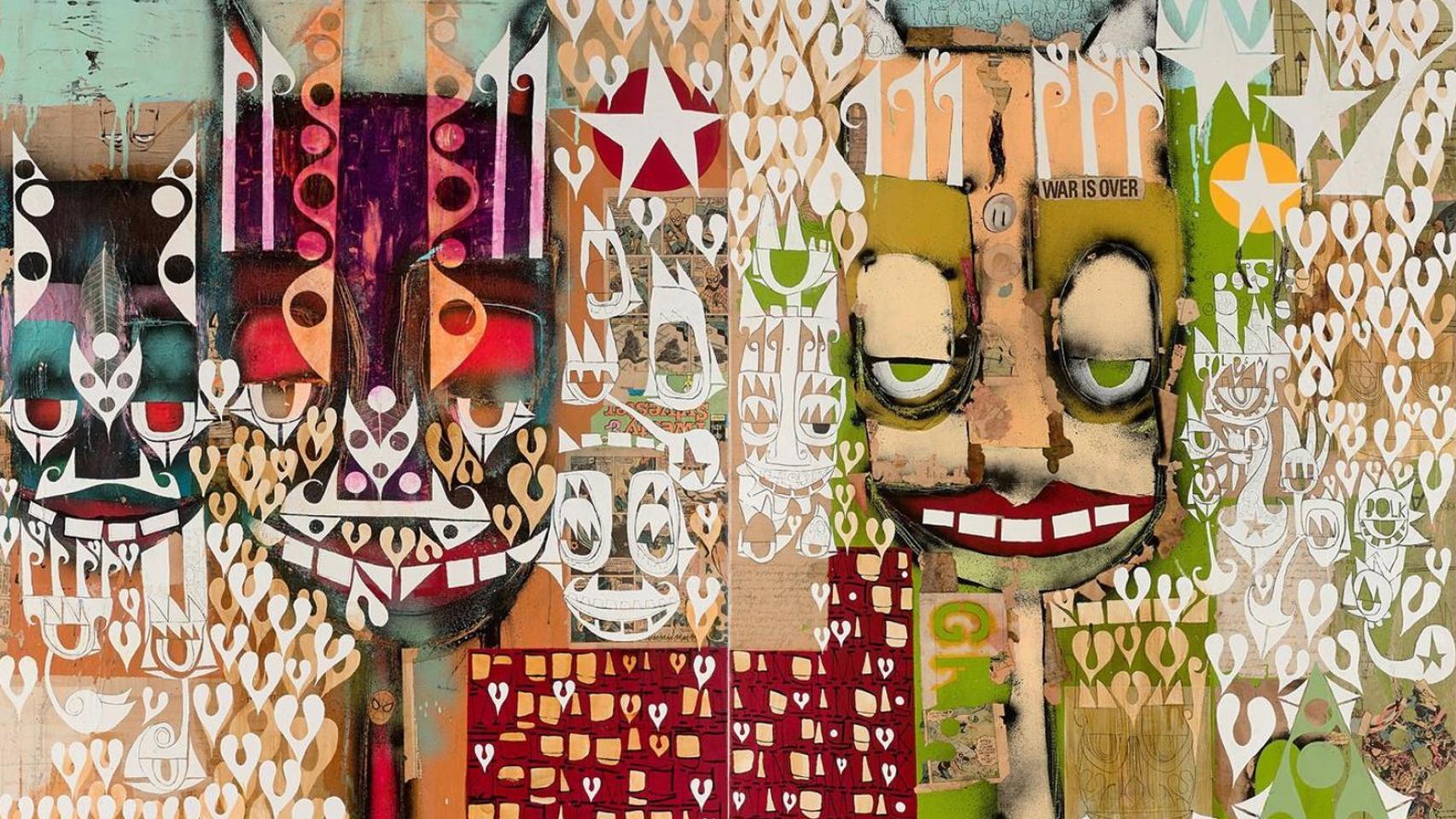 Una de las obras del artista Phil Frost.