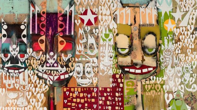 Una de las obras del artista Phil Frost.