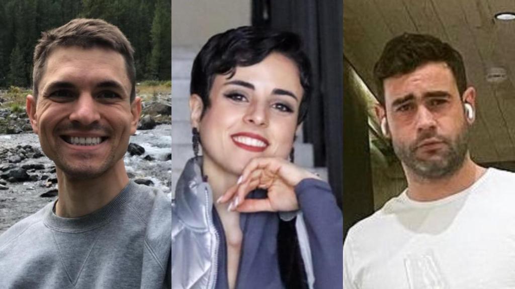 Fernando Salgueiro, Sara Hurtado y Berto Llado, tres españoles residentes en Moscú