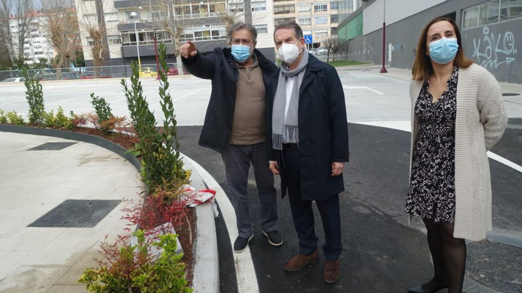 Inauguración de la calle Rosal en Vigo.