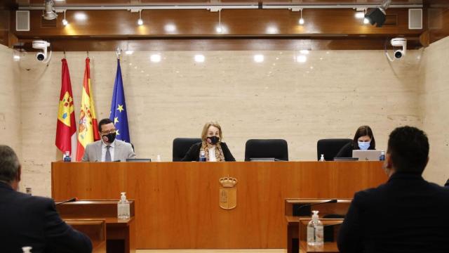 Imagen de la comparecencia de Chesco Armenta.