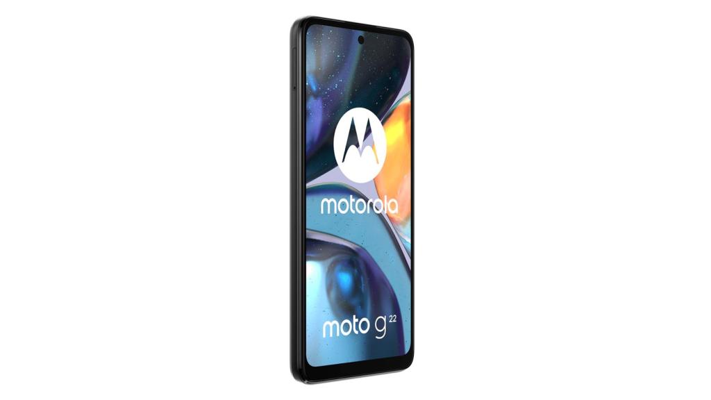 Moto G22 de lado
