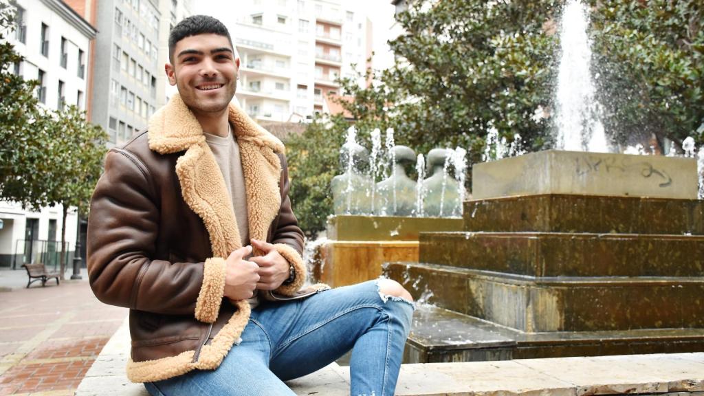 Joel González durante la entrevista con EL ESPAÑOL - Noticias de Castilla y León
