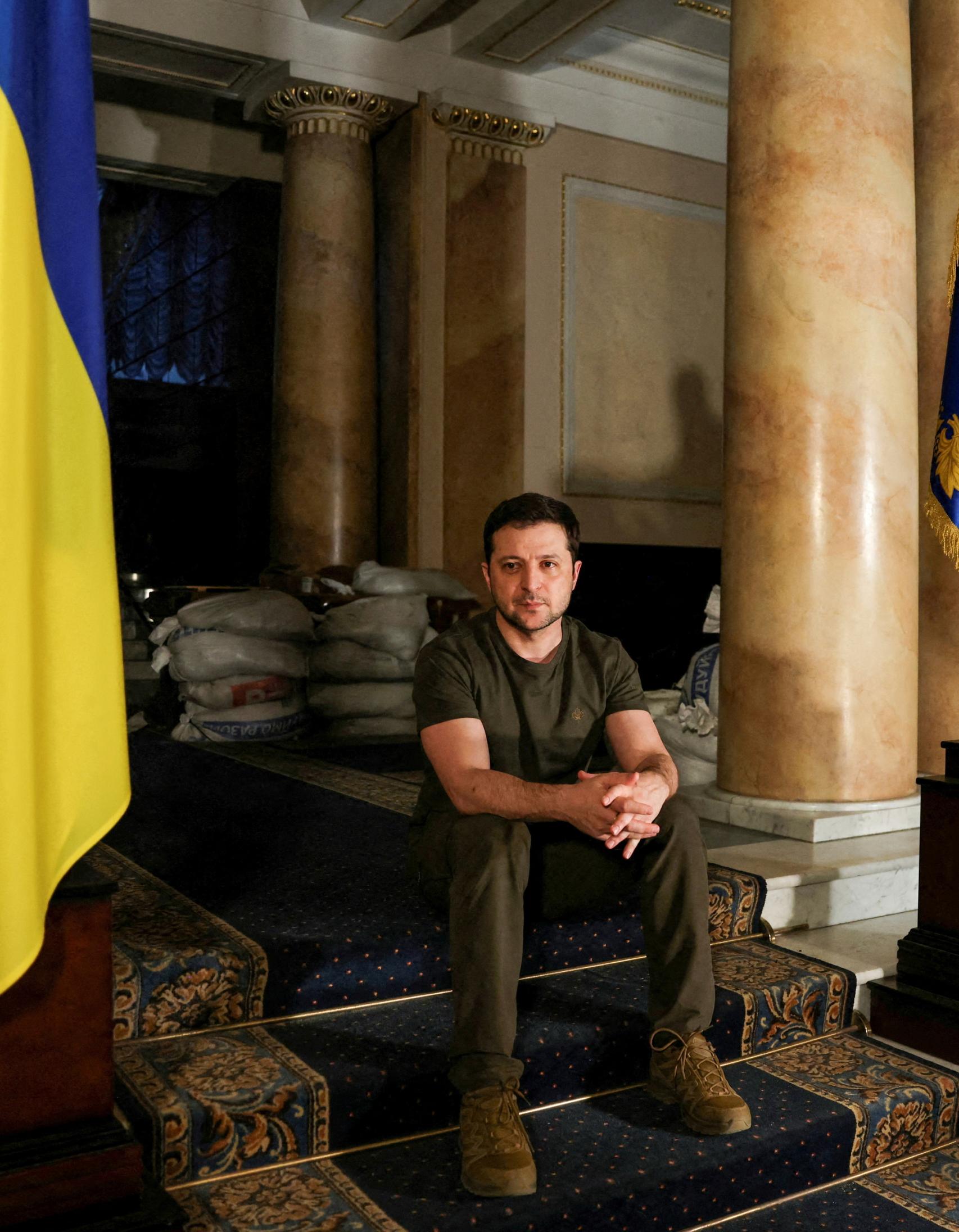 Volodimir Zelenski, presidente de Ucrania.