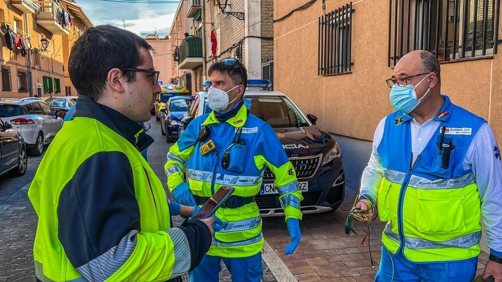 Emergencias en el lugar de los hechos.