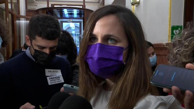 Ione Belarra: “Contribuir a la escalada bélica no va a resolver antes el conflicto”