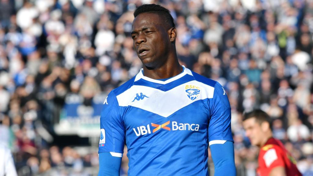 Mario Balotelli, en un partido con el Brescia