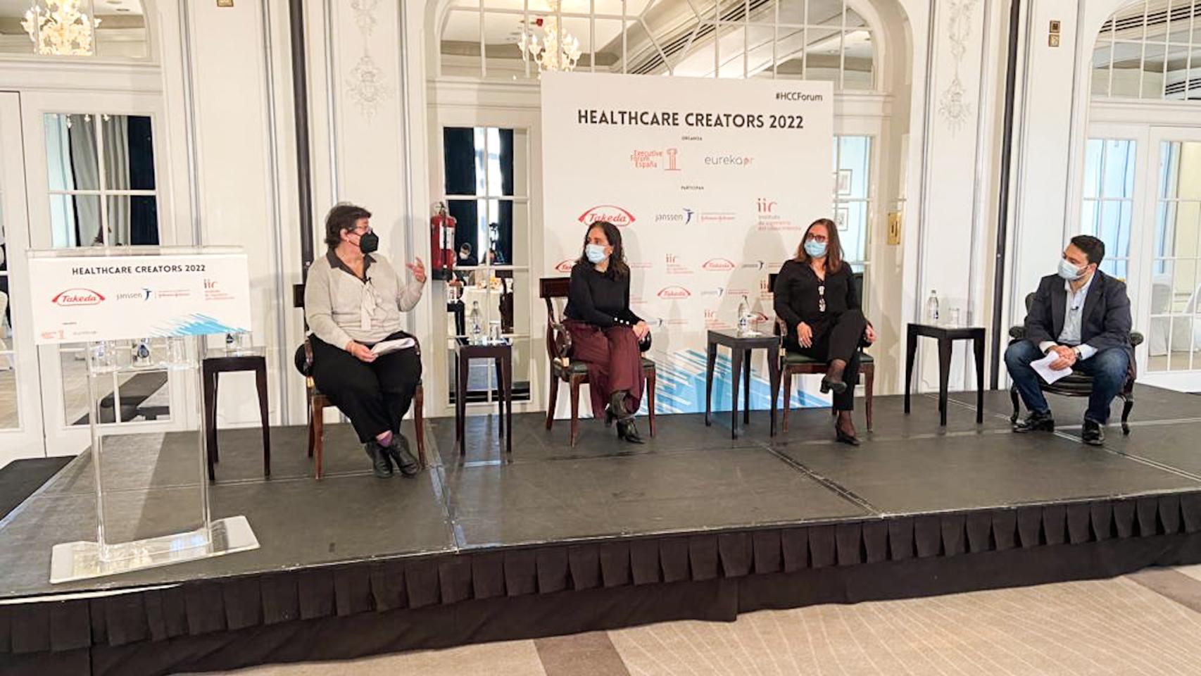 Los participantes en el el foro Healthcare Creators.