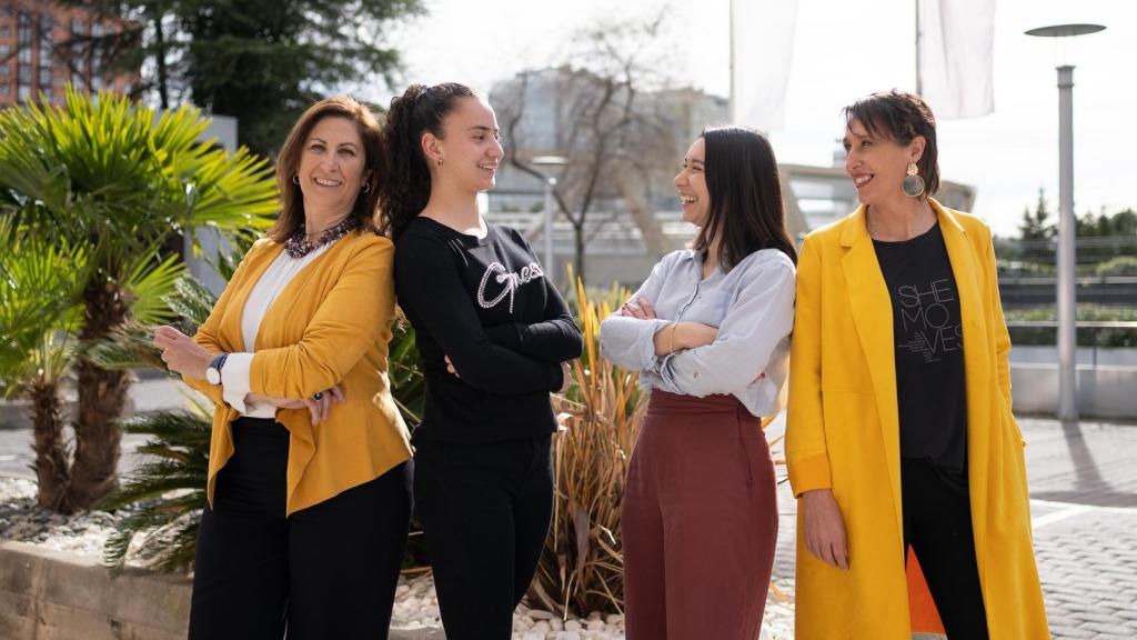 Por orden: Julia Rodríguez, Albani Pérez, Laura Ruiz y Mar Bernal.