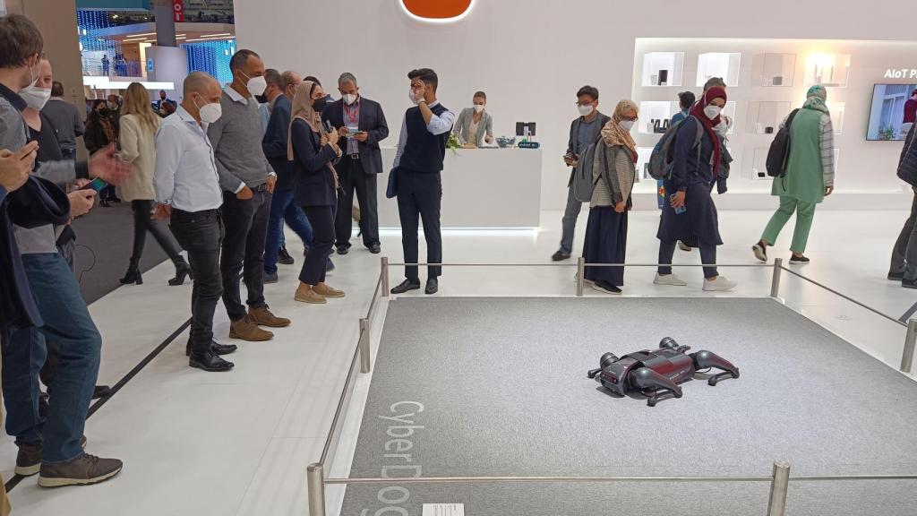 Cyberdog, el perro robot de Xiaomi en le MWC 2022