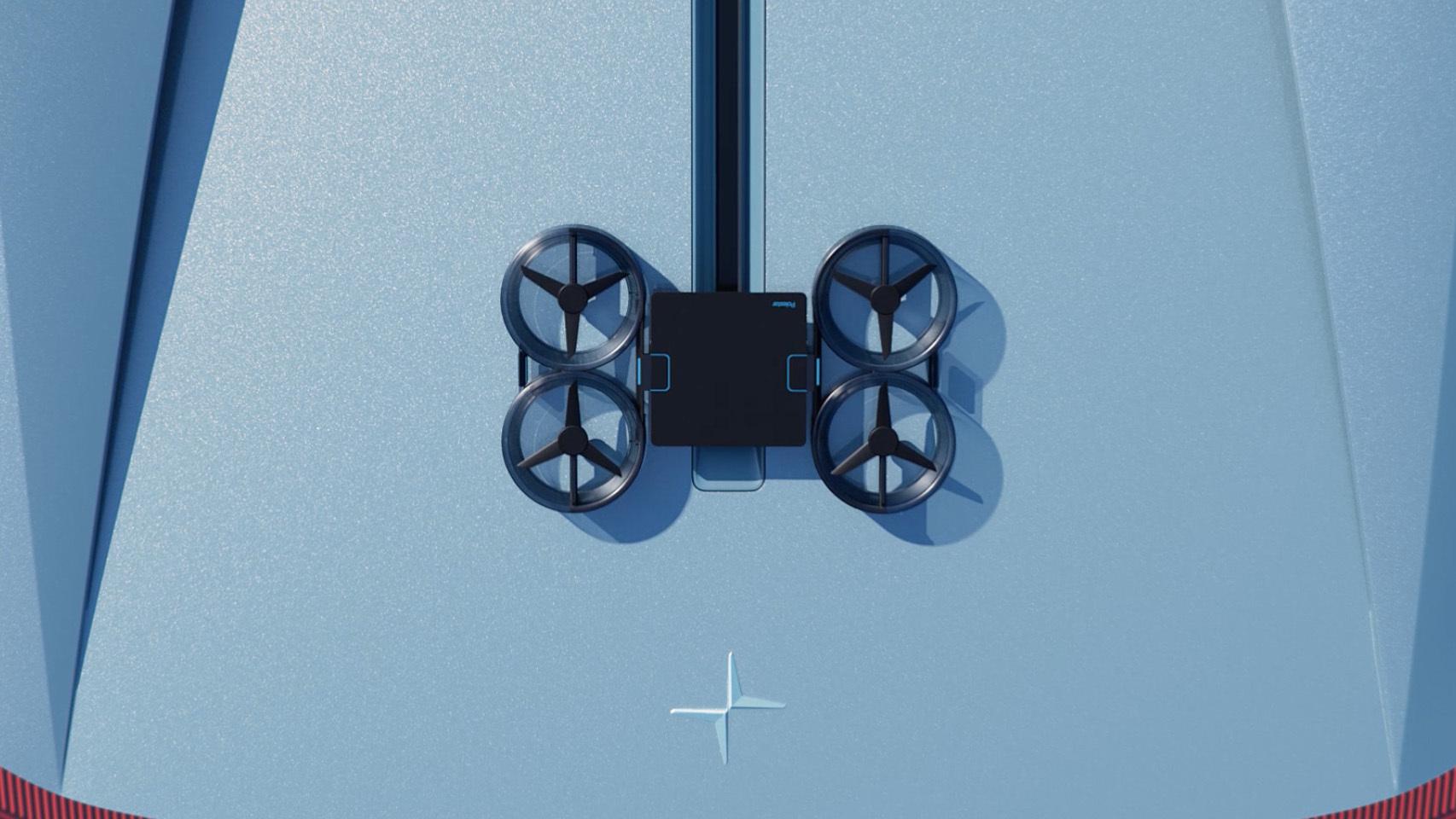 Dron del nuevo Polestar O2.