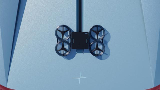 Dron del nuevo Polestar O2.