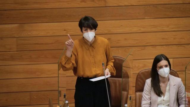 Ana Pontón en el parlamento gallego en una imagen de archivo.