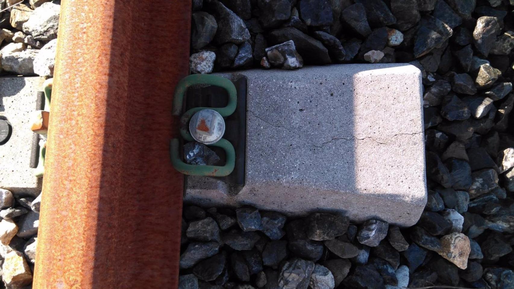 Vía de tren.