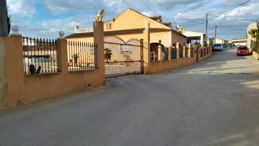 Carretera del Barrio de Las Jumillicas en Fortuna donde se produjo el supuesto atropello de Manuela.