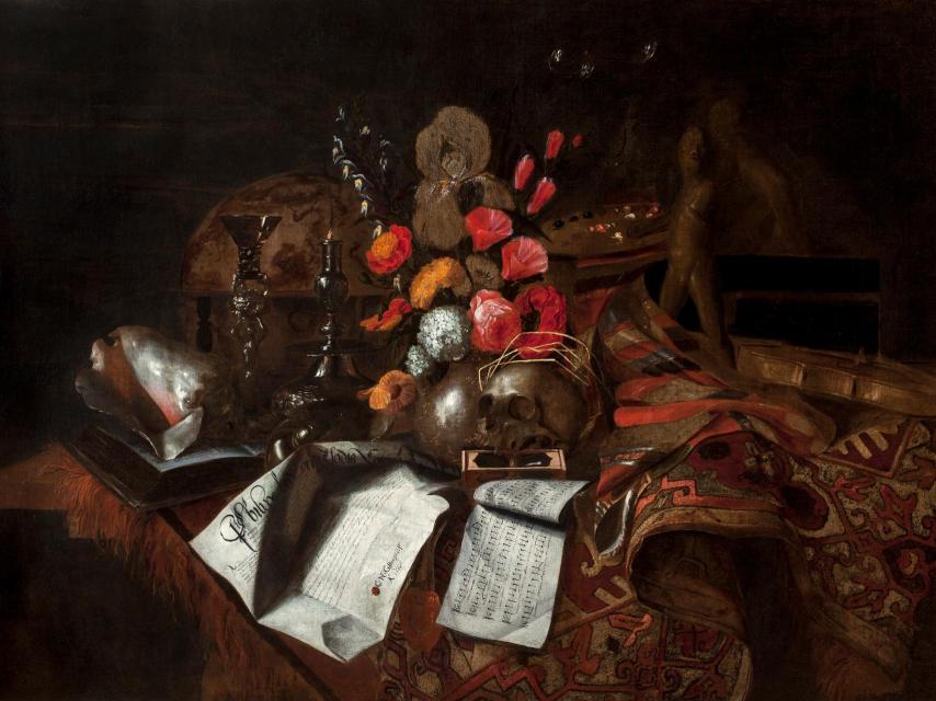 Cornelius Norbertus Gijsbrechts: 'Vanitas', 1660. © Museo de Bellas Artes de Sevilla